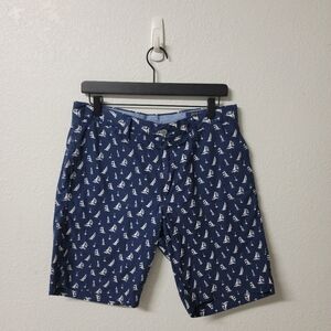 Polo Ralph Lauren Classic Sailboat Pattern Shorts 9" Inseams Men's 32